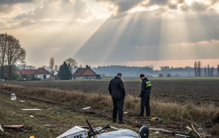 В лесу на юге Польши обнаружили обломки возможного беспилотника В лесу на юге Польши обнаружили обломки возможного беспилотника