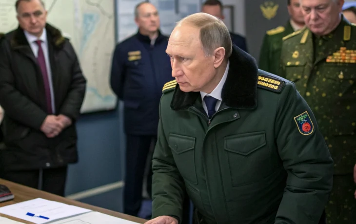 Путин посетил пункт управления группировки &laquo;Запад&raquo; и провёл расширенное совещание