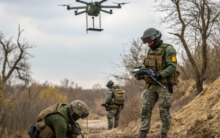 Десантники из Новороссийска с дронами расчистили минные поля на Ореховском направлении