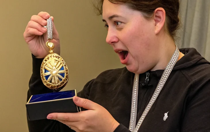 Новозеландец задержан после кражи редкого кулона Фаберже