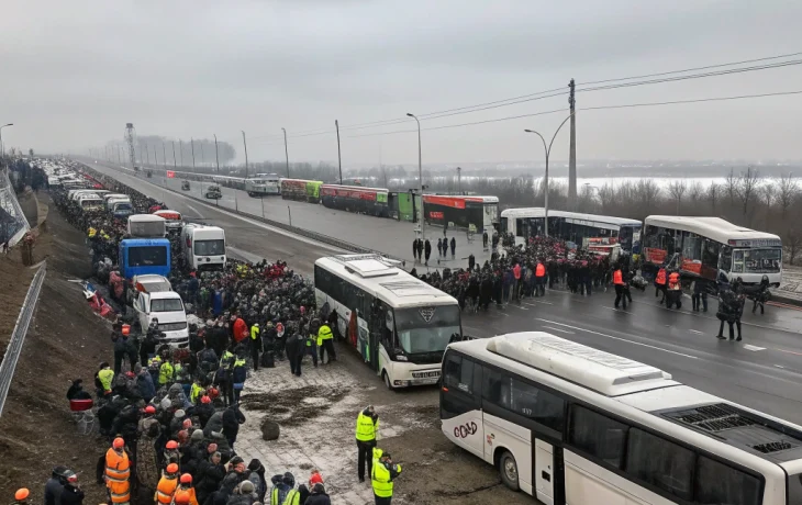 Массовая эвакуация после аварии с автобусами в Нижегородской области