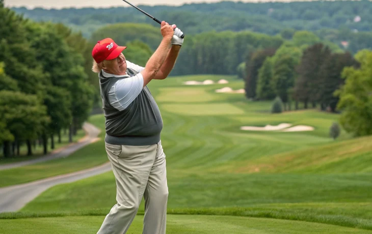 Трамп сыграл в гольф перед закрытым брифингом разведки во Флориде