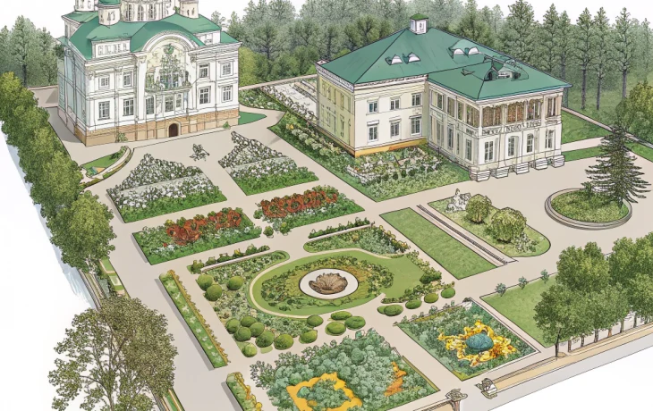 Реконструкция усадьбы Расторгуевых-Харитоновых: планы развития и благоустройства садового комплекса Реконструкция усадьбы Расторгуевых-Харитоновых: планы развития и благоустройства садового комплекса