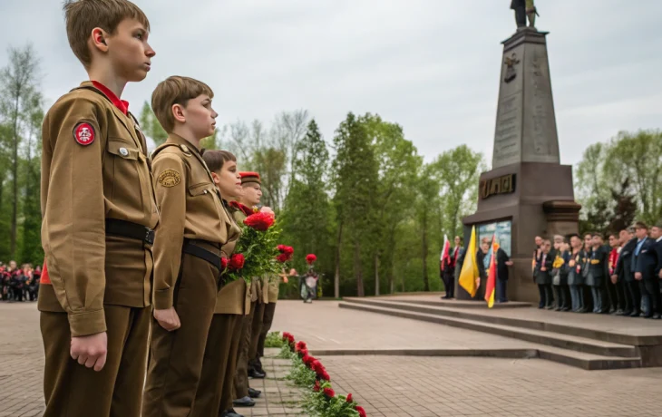 Суворовцы и юнармейцы почтили память разведчика Кузнецова и провели патриотическую акцию в Екатеринб